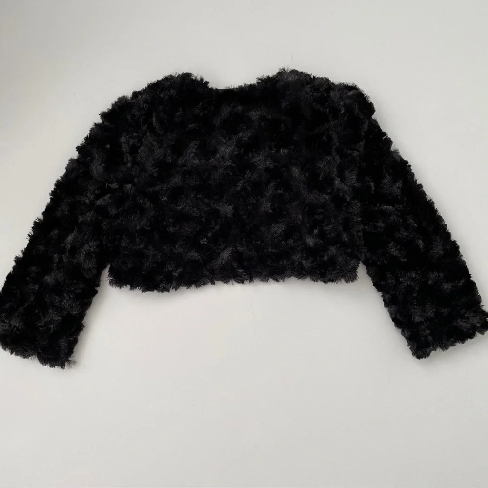Bonnie Baby Faux Fur Shrug Size 18 M